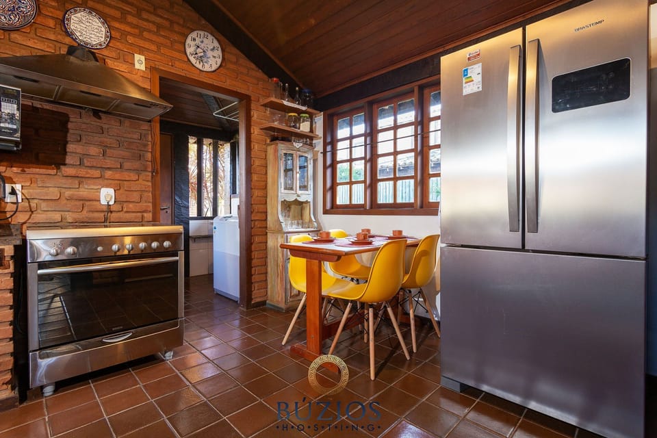 Villa | Private kitchen | Fridge, microwave, oven, stovetop