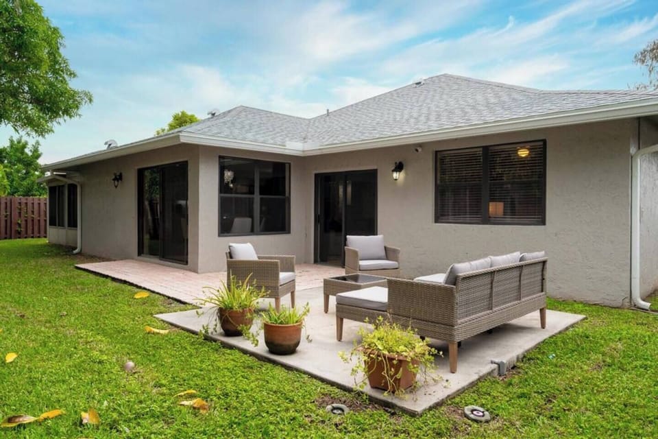 Start your morning or end your day outside on our back patio to take in the Florida weather, located right outside the "Florida Room".