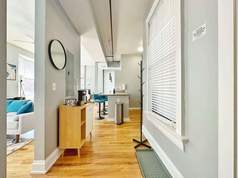 - Clean welcoming entry with organized storage and bright natural light  
- Guest friendly setup ideal for short term rental convenience  
- Functional hallway offering smooth flow into the main space  

