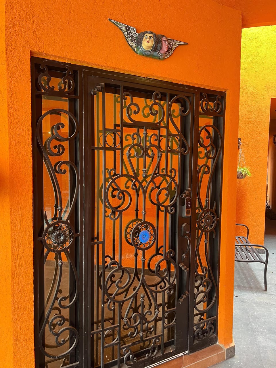 Interior entrance