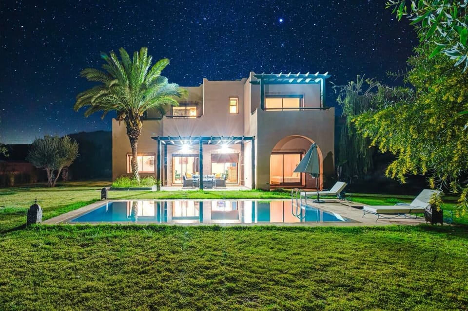 Front of property - evening/night