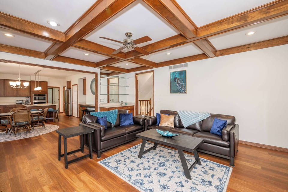 House, Multiple Beds, Patio, Garden View (Luxurious Dream Home) | Living area | 55-inch flat-screen TV with digital channels