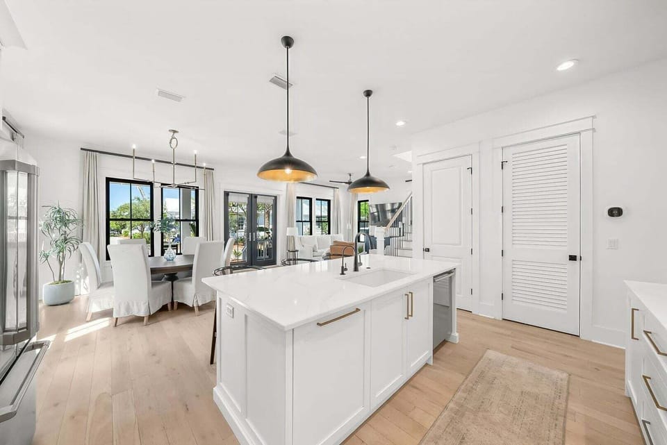 Kitchen and dining room