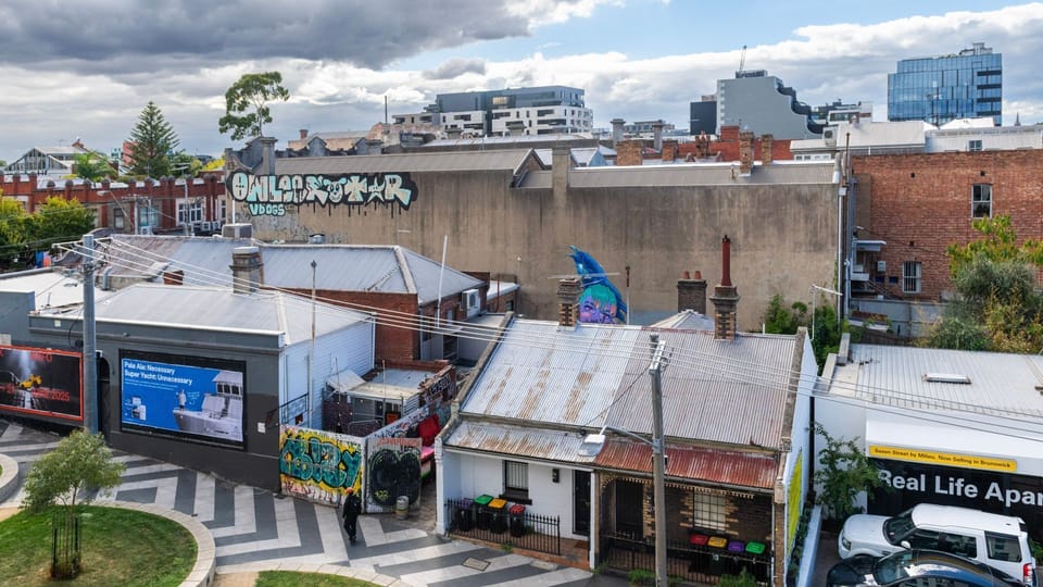 A lively city outlook from the comfort of home