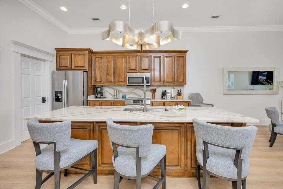 Sea Point #205 -  Kitchen with Stainless Steel Appliances and Bar Seating