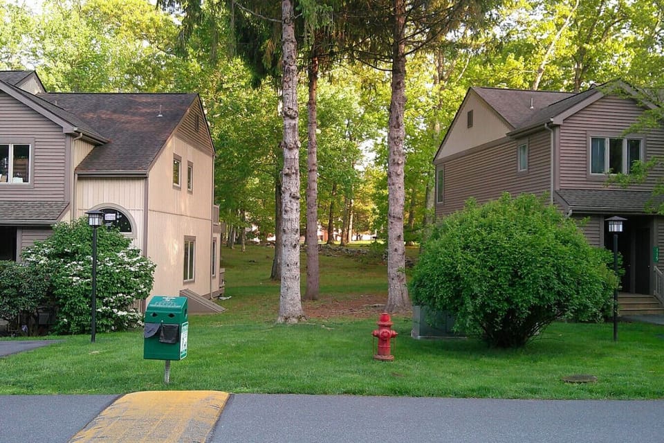 Front and side of home