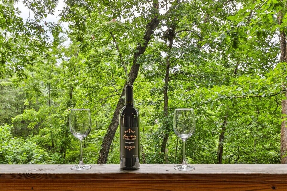Enjoy A Bottle Of Wine In The Mountains