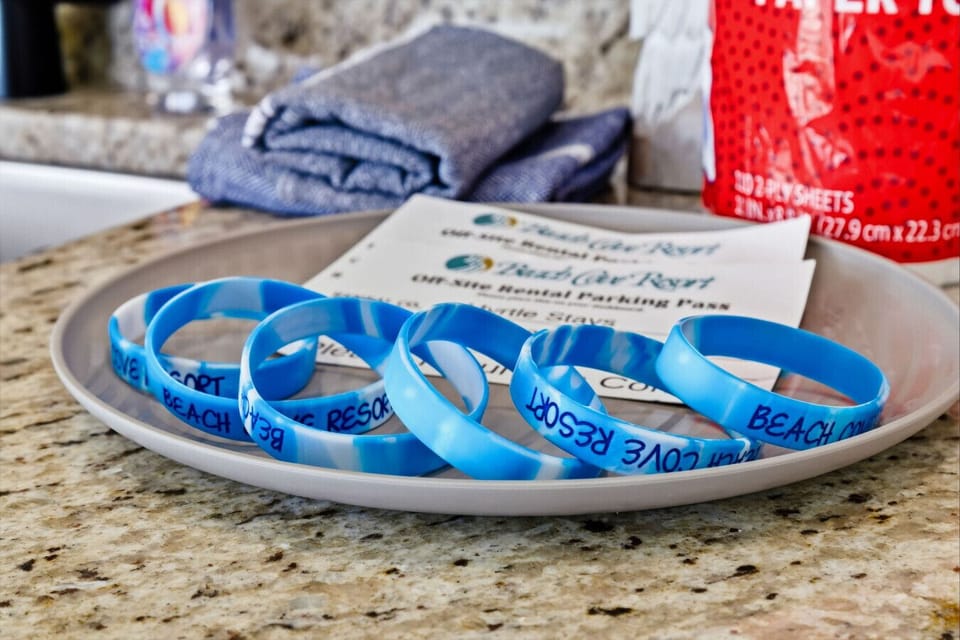 Enjoy full resort access included with your stay, plus free parking passes and wristbands for convenient, hassle-free entry to all amenities.