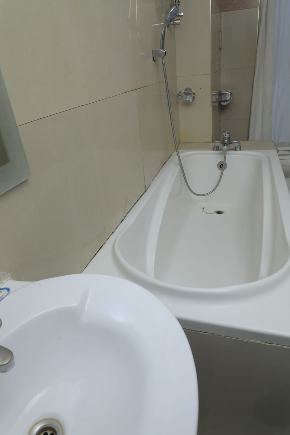 Bathrobes, slippers, soap, toilet paper