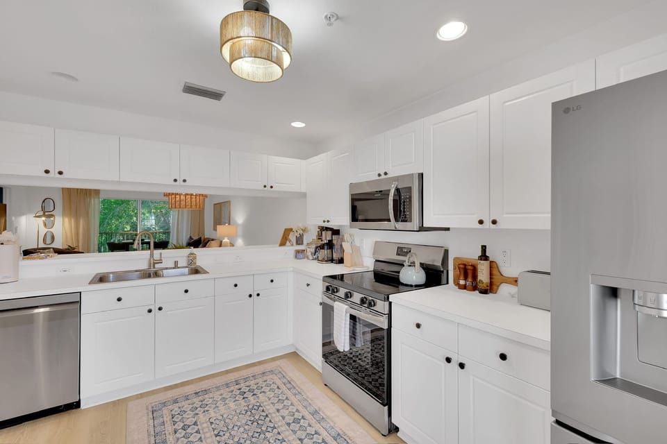 Kitchen with Stainless Steel Appliances