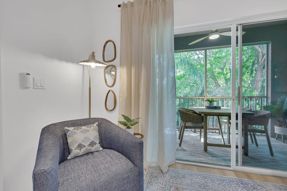 Reading Chair in Living Room