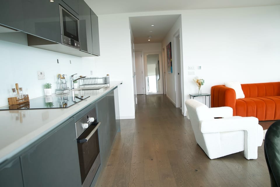 Deluxe Apartment, 1 Double Bed | Private kitchen