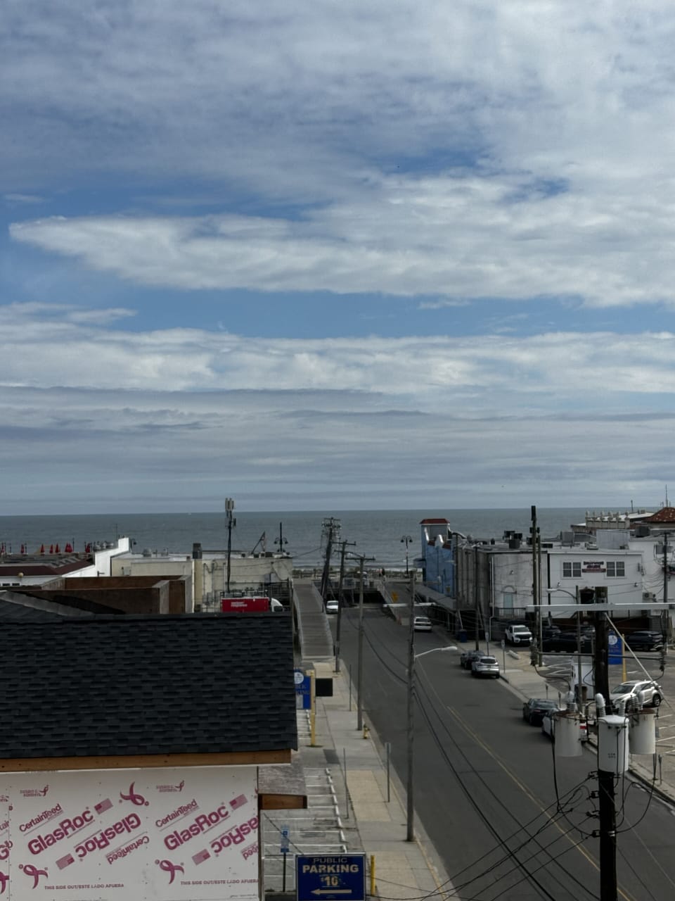 The view from our windows! Smell that ocean breeze...