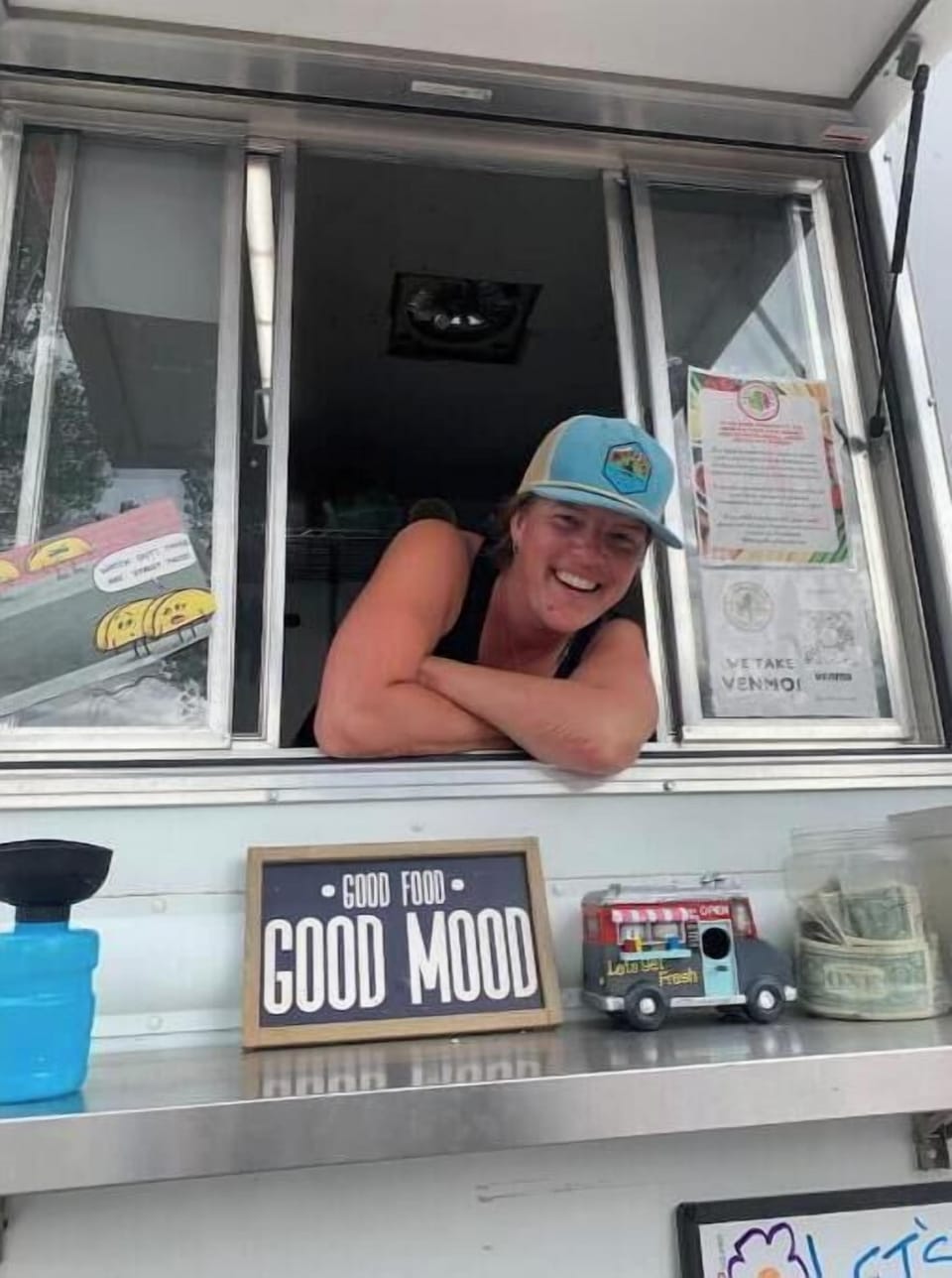 Food trucks and vendors flood the town for the sheep drive.