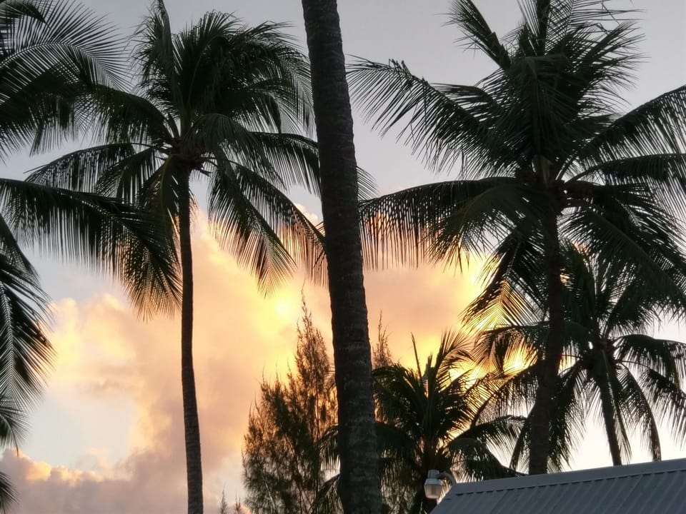 Sunset on the beach