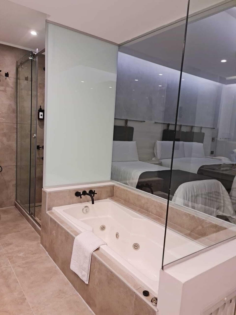 Triple Room | Bathroom | Combined shower/tub, jetted tub, hydromassage showerhead, hair dryer