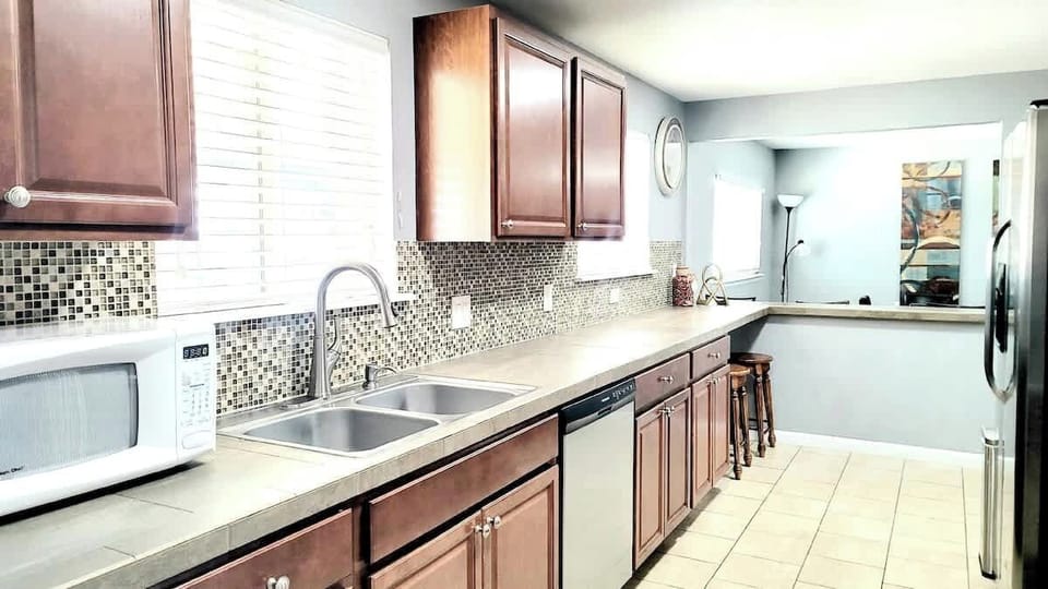 Two kitchens total: Main Floor Kitchen w/ plenty of counter space