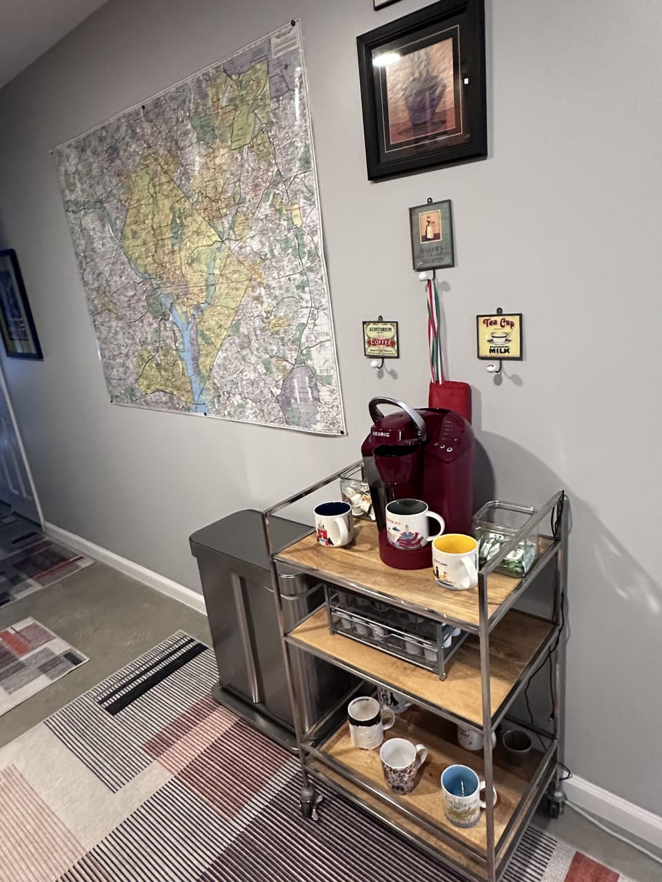 Coffee Center with supplies