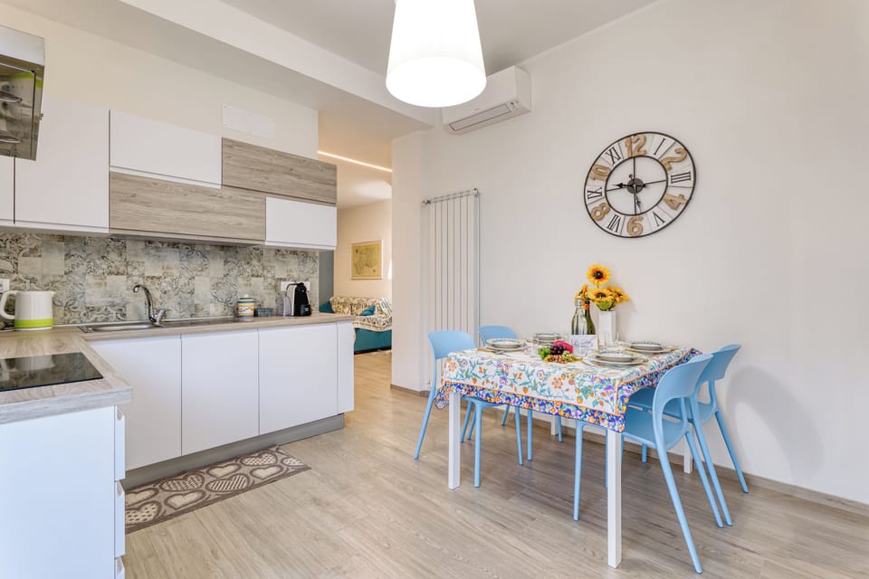 Kitchen and dining area