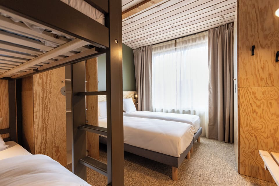 Private 4-bed dormitory, shared bathroom | Blackout drapes, soundproofing, free WiFi, bed sheets