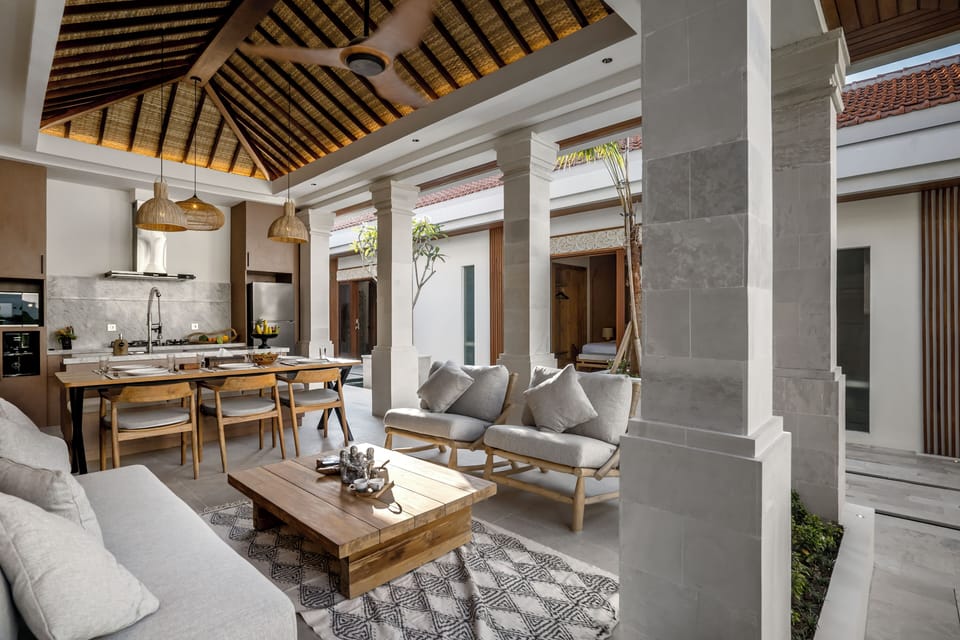 Luxury Villa, Patio, Pool View | Private kitchen | Electric kettle