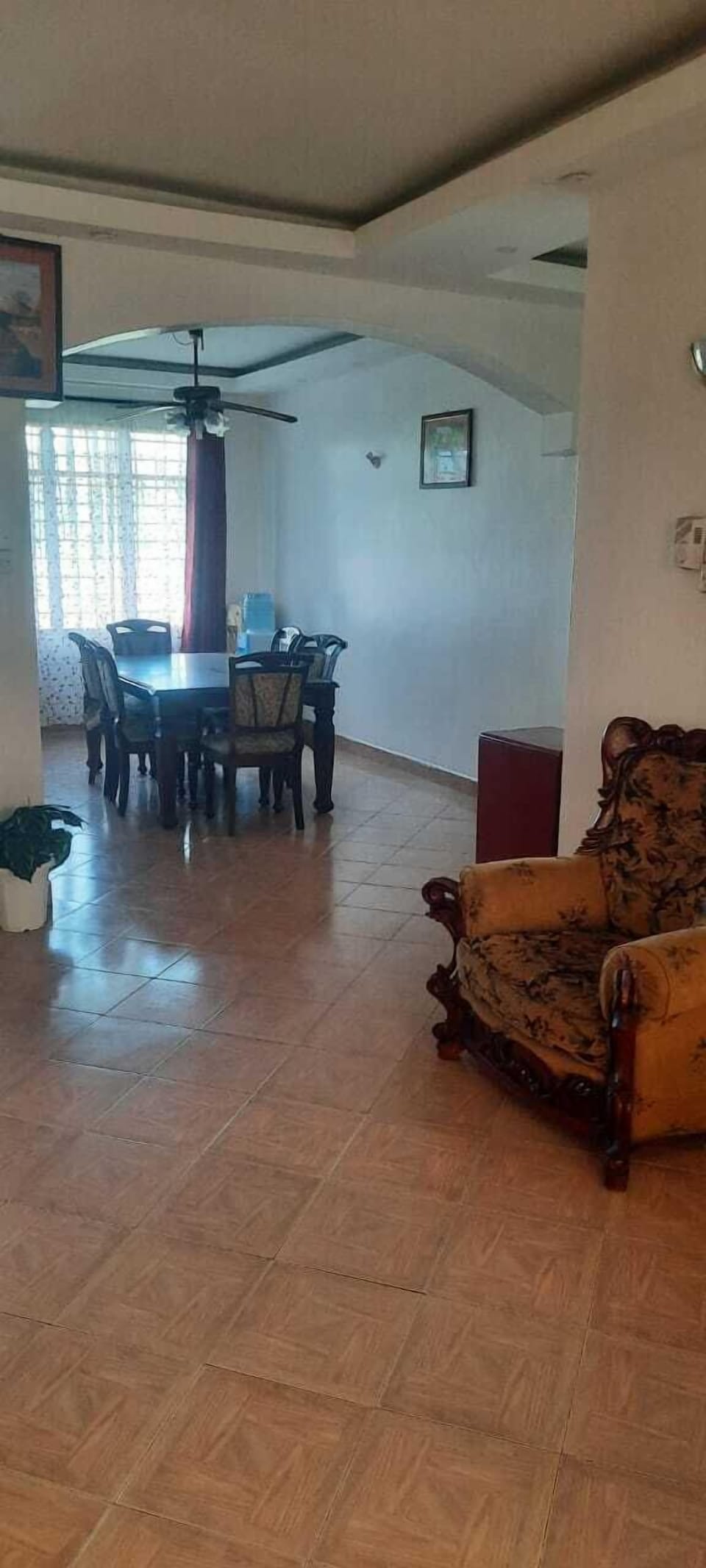 Family Apartment, City View | Living area | 32-inch Smart TV with digital channels