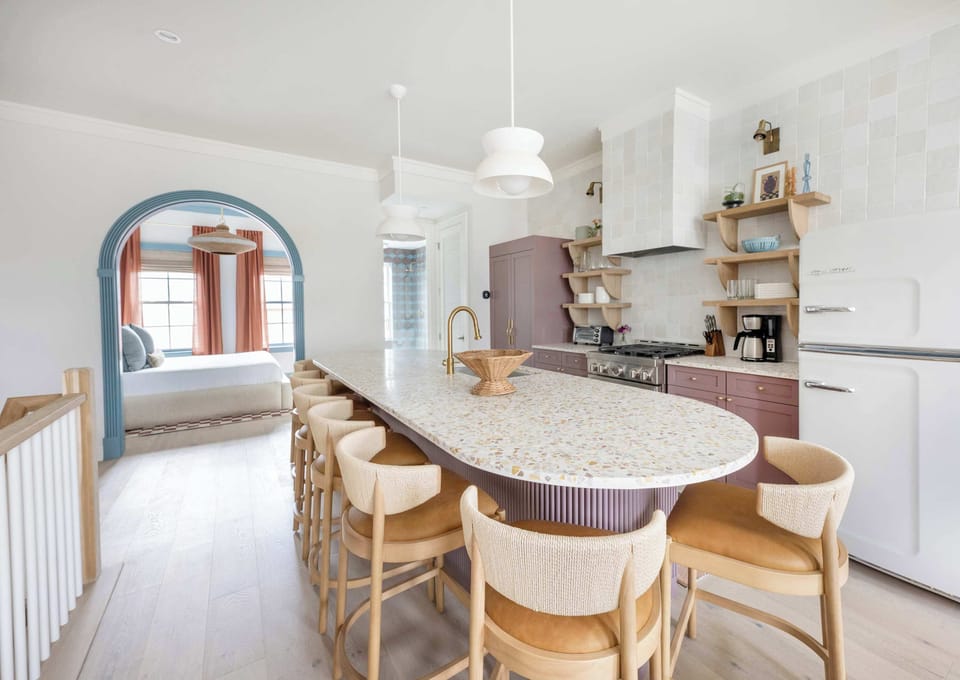 Fully stocked kitchen with everything you need to create a delicious meal! Plus seating for 8 on the island