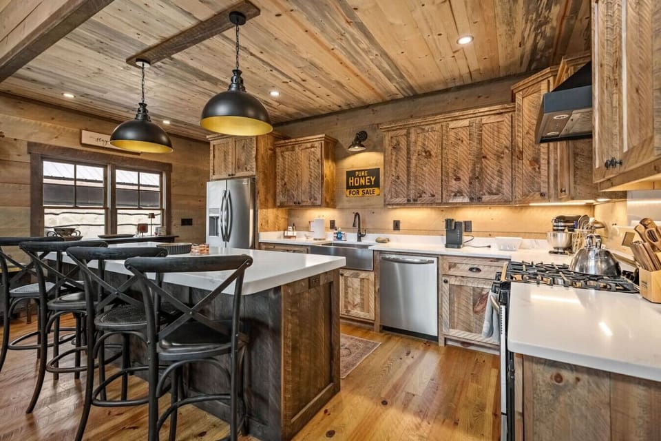 Where rustic charm meets modern convenience—this kitchen is designed to feel warm, welcoming, and ready for anything from snacks to full spreads.