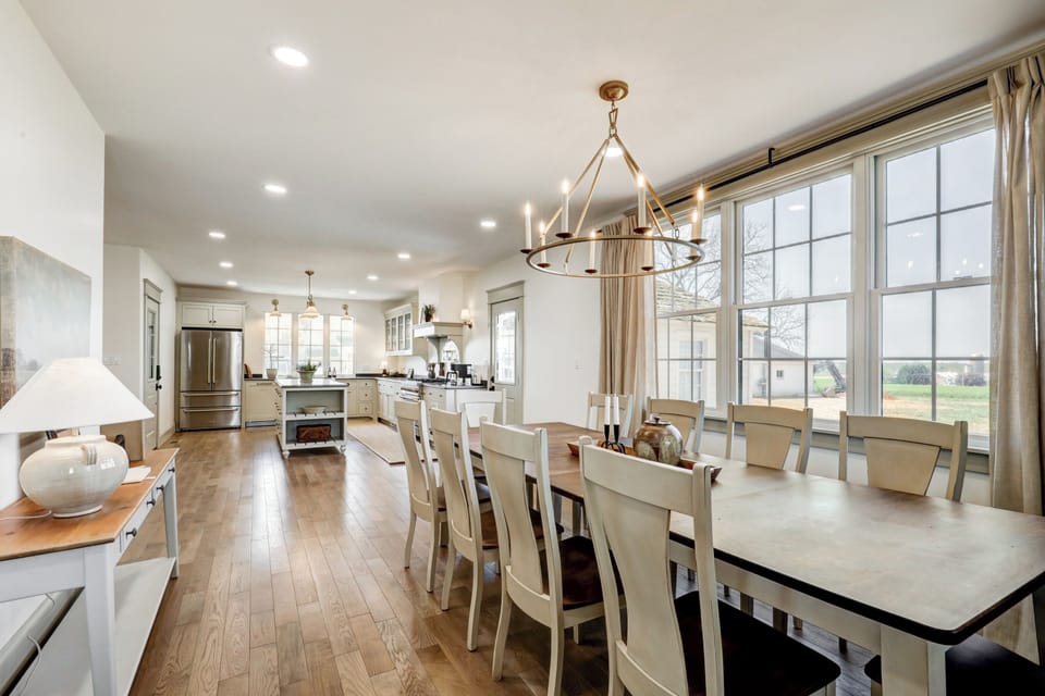 open dining area
