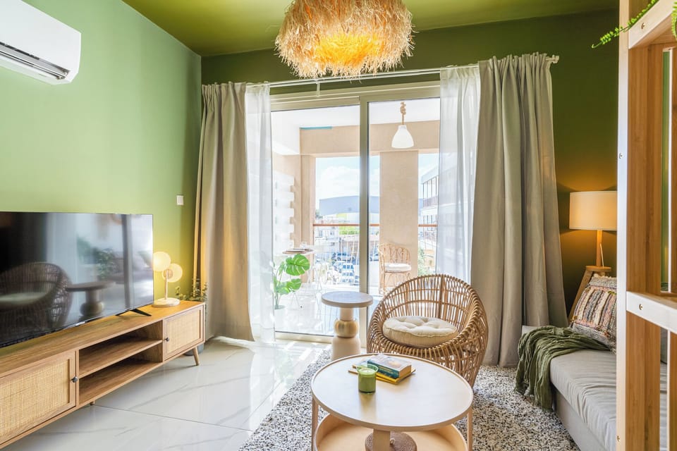 Studio, 1 Double Bed, Balcony, City View | Balcony view