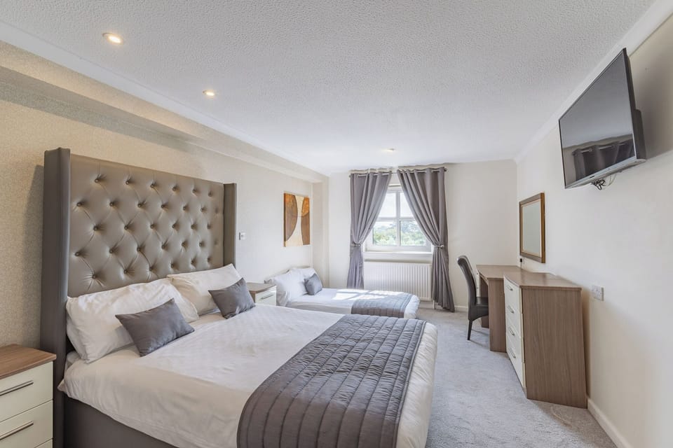 Blackout drapes, iron/ironing board, free WiFi, bed sheets