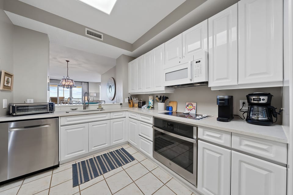Signature Condo, 2 Bedrooms, Balcony, Beach View | Private kitchen | Coffee/tea maker, fridge, microwave, oven