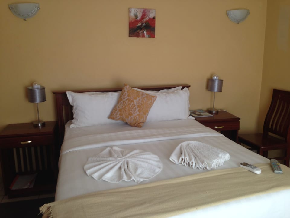 Desk, iron/ironing board, rollaway beds (free), WiFi (free)
