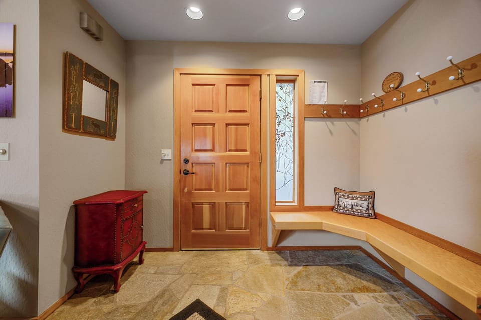 Entrance and foyer of home