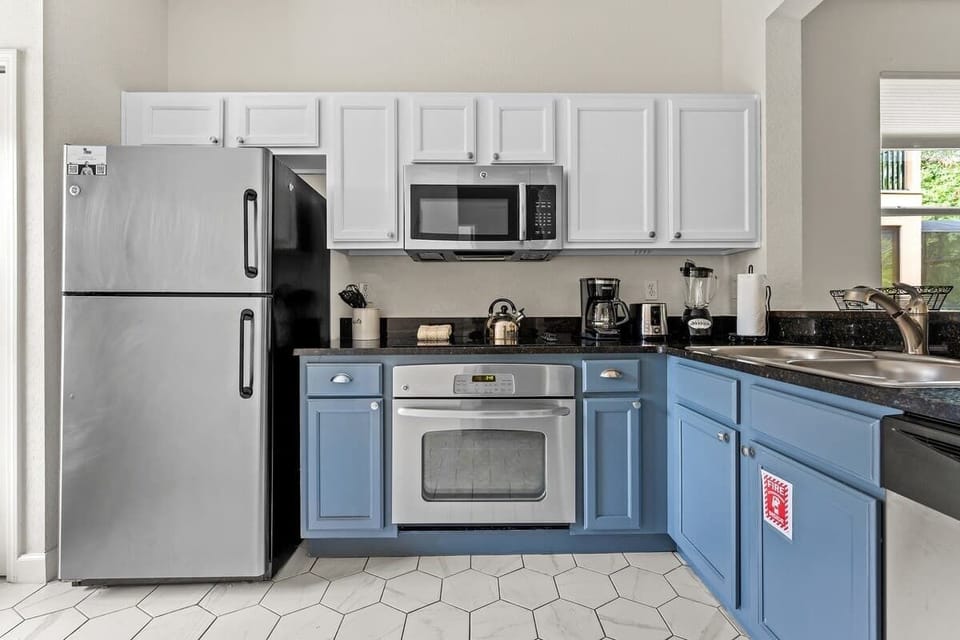 A fully equipped open kitchen that guarantees an amazing breakfast preparation
