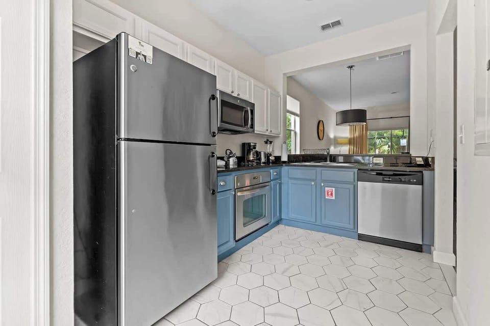 A fully equipped open kitchen that guarantees an amazing breakfast preparation