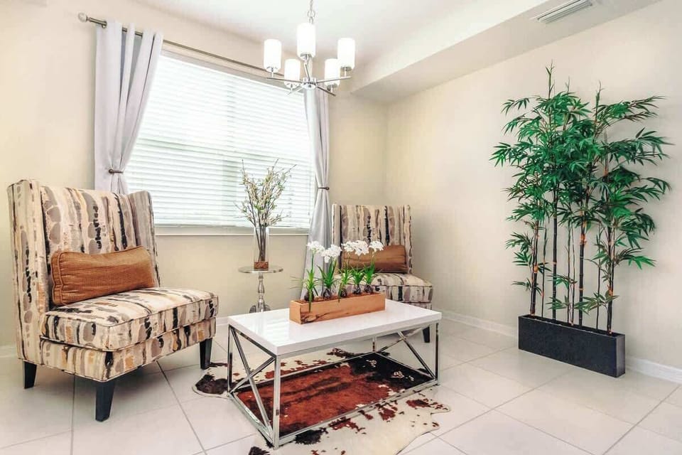 Unwind and escape into a world of literature in this tranquil reading corner, thoughtfully designed for moments of relaxation and literary indulgence.