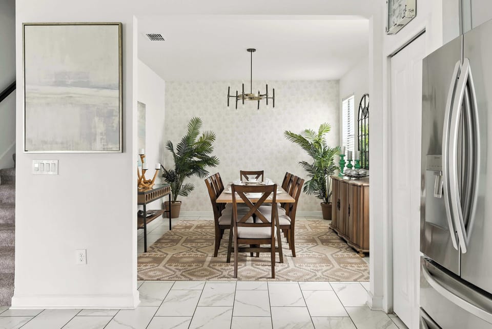 This amazing house has a Beautiful Diving area with spacious and super comfortable chairs and a blend of modern style. 