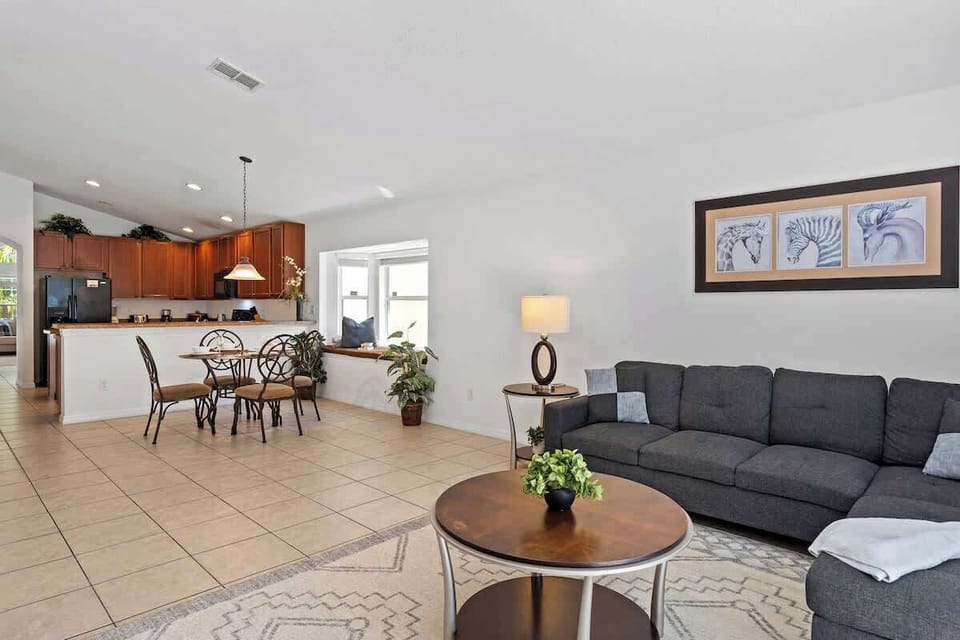 Living room suitable to enjoy time with family and friends