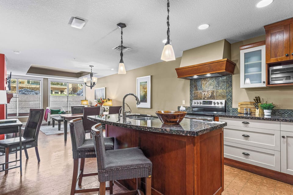 Family Condo, 2 Bedrooms, Balcony | Private kitchen | Coffee/tea maker, electric kettle