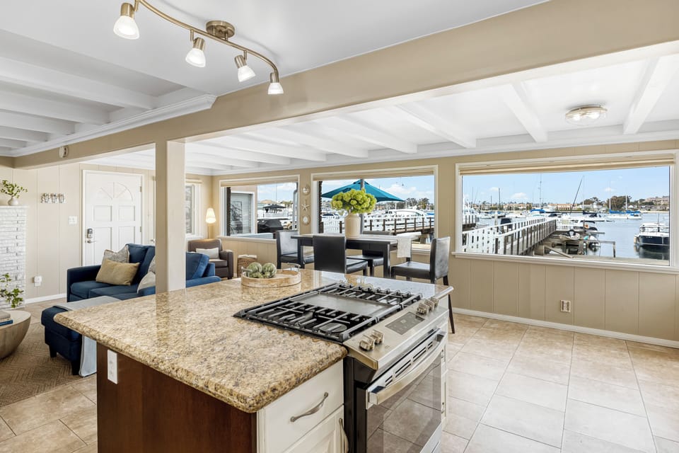 Ample counter space for meal prep and more.