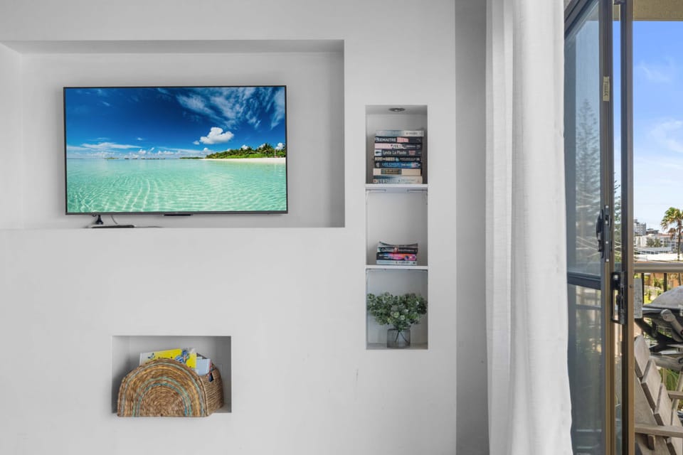 Enjoy a relaxed night in with the large smart TV (apps only).