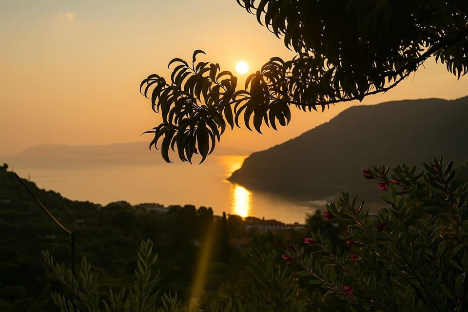 End your day with magical Aegean sunsets.


