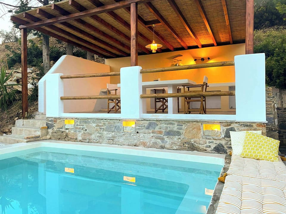 Cool off in your secluded pool, surrounded by nature.
