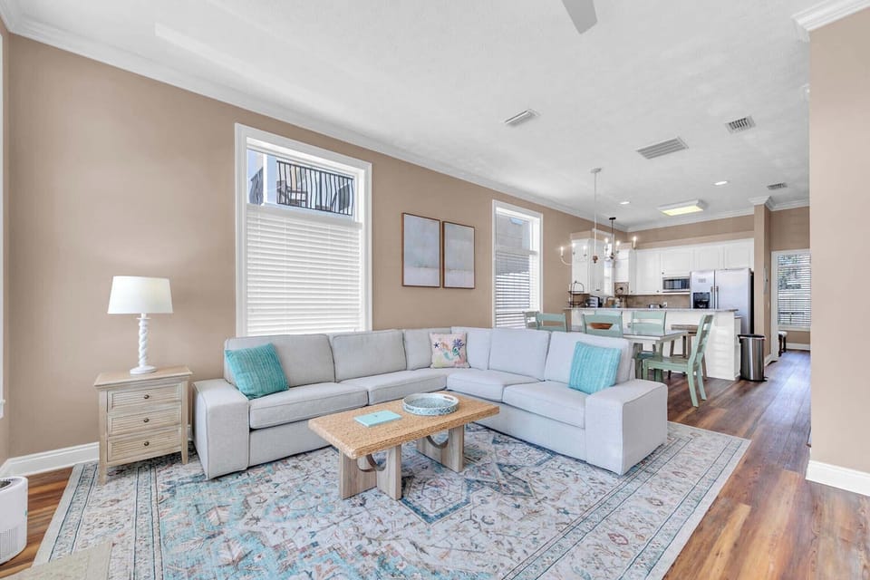 Plenty of seating in the living room
