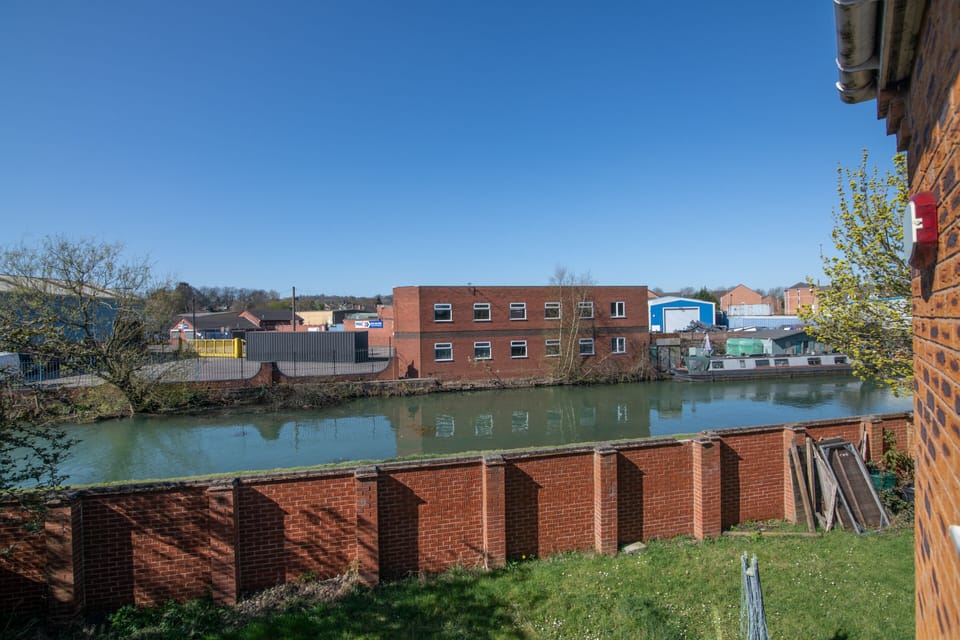 Canal view from back garden