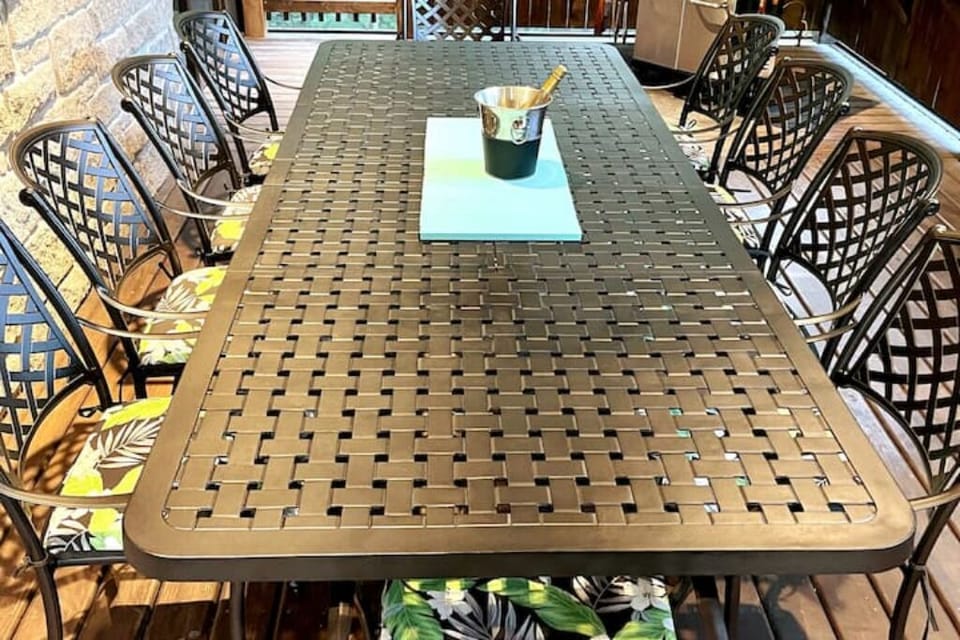 Iron Dining Table 