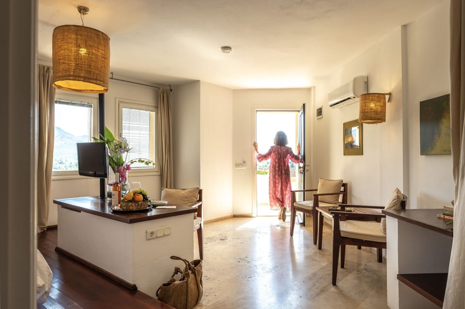 Standard Double Room | Minibar, in-room safe, desk, iron/ironing board