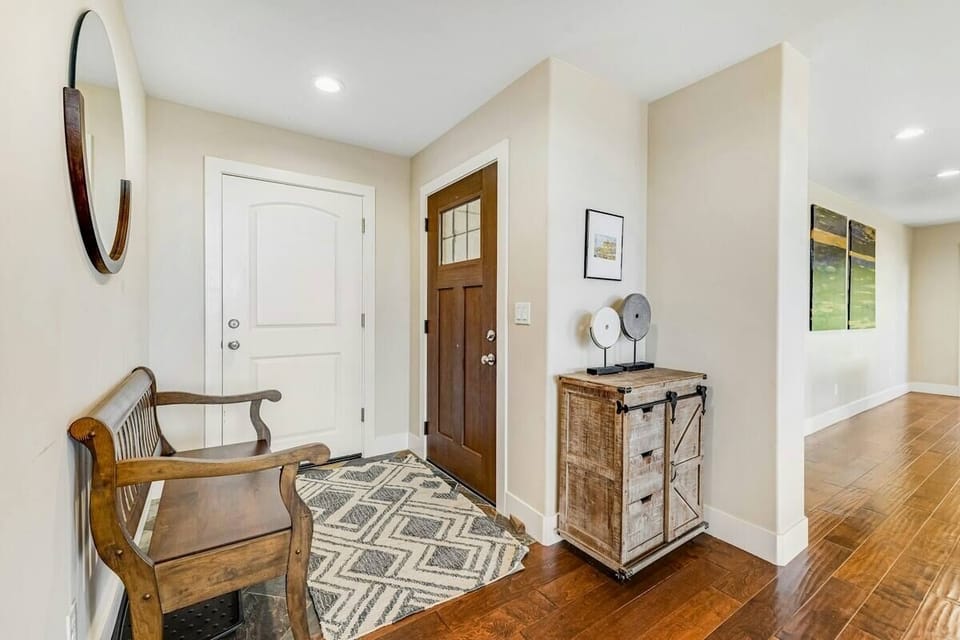 Your first view of the property. 