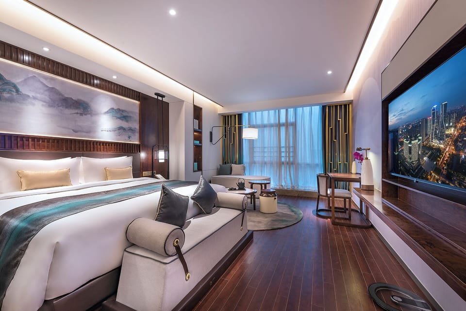 Deluxe Double Room, City View | Premium bedding, free minibar, desk, free WiFi